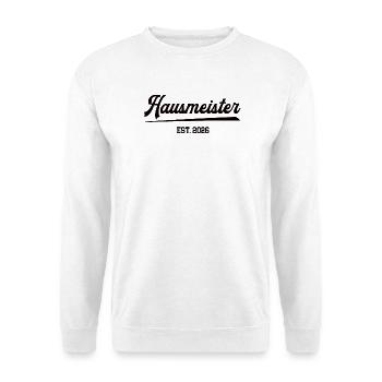 Administrateur intérimaire 2026 Technicien de la Chambre - Sweat-shirt Unisexe - blanc - Devant