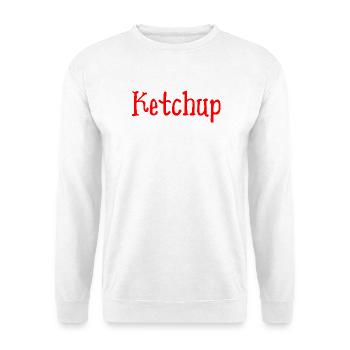 Ketchup - Unisex Pullover - Weiß - Vorne - Alina (178cm) & Michal (187cm)