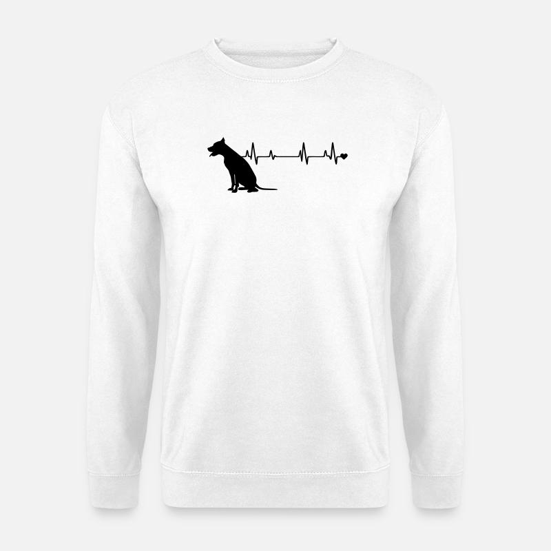 Hund - Unisex Pullover - Weiß