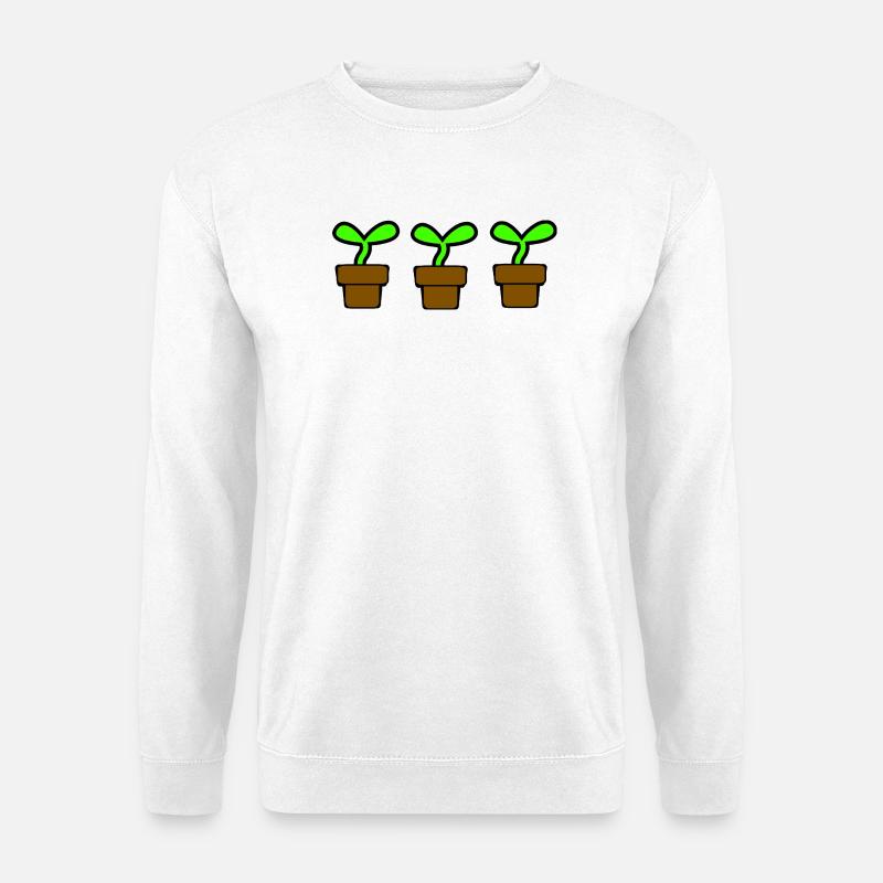 Garten - Unisex Pullover - Weiß