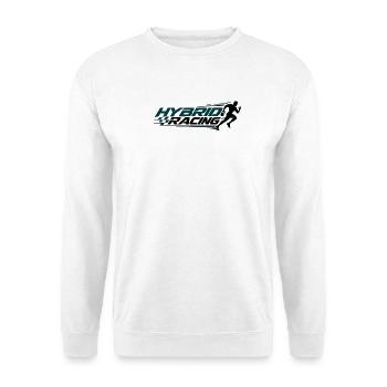 Hybrid Racing - Functional Fitness - Unisex Pullover - Weiß - Vorne - Alina (178cm) & Michal (187cm)