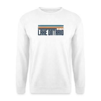 See Ontario  - Unisex Pullover - Weiß - Vorne - Alina (178cm) & Michal (187cm)