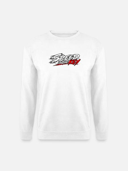 EK-Spruch: Speed is the key - Unisex Pullover - Weiß