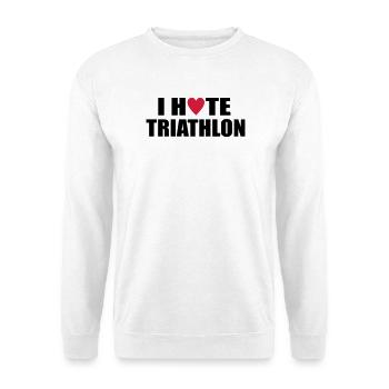 triathlon - Unisex Pullover - Weiß - Vorne