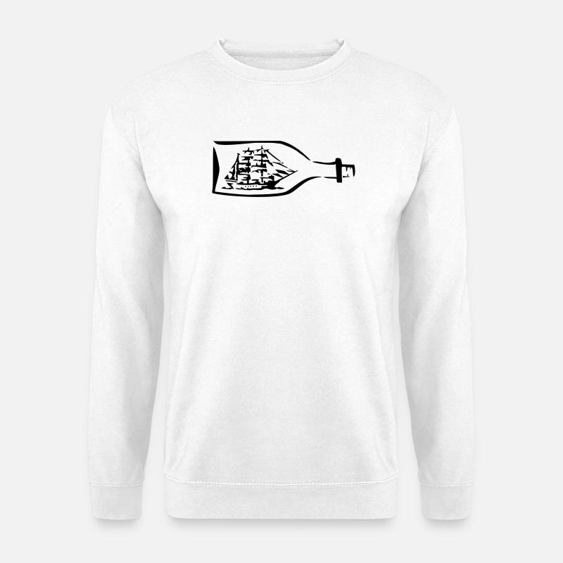 ship - Unisex Sweatshirt - white