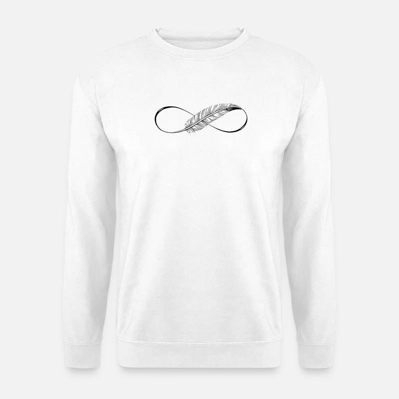 Cute Lines Infinity Spring - Unisex Sweatshirt - white