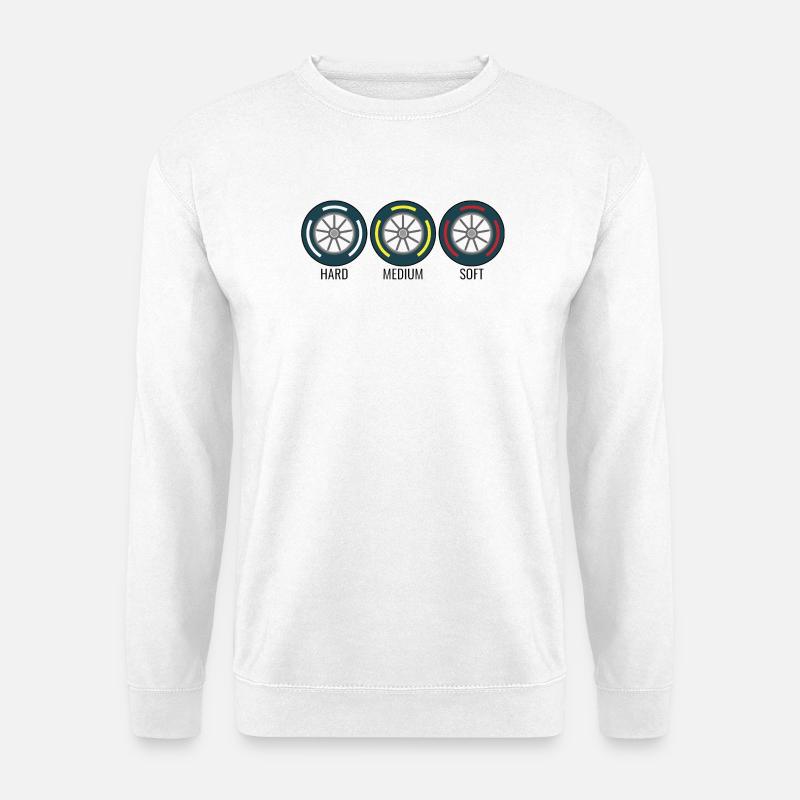 Tire formula car racing - Unisex Sweatshirt - white