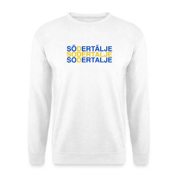 SÖDERTÄLJE - Sweden - Schwedische Flagge - Unisex Pullover - Weiß - Vorne