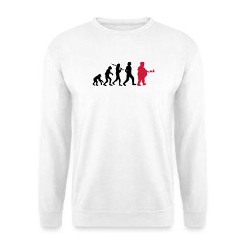Fast Food Evolution - Unisex Sweatshirt - white - Front