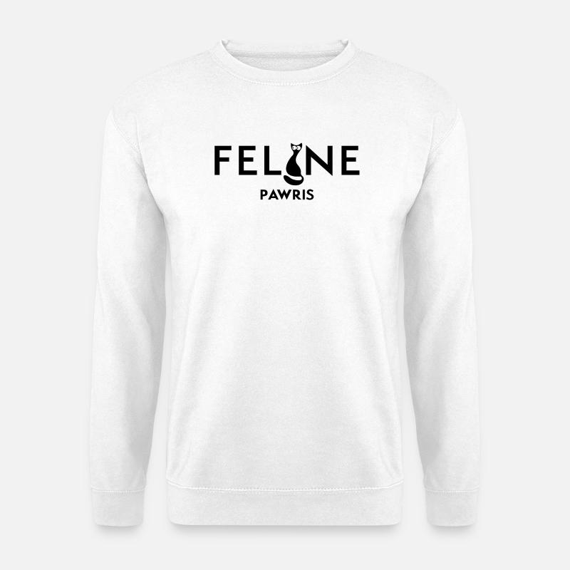 Katzenartig - Unisex Pullover - Weiß