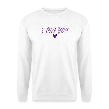 BONNE FÊTE. COEUR. BONNE FÊTE MAMAN. MAMAN - Sweat-shirt Unisexe - blanc - Devant