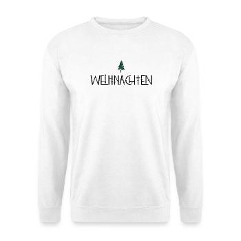 Christmas at last - Unisex Sweatshirt - white - Front