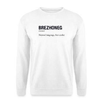 BREZHONEG Bretagne Bretagne - Sweat-shirt Unisexe - blanc - Devant