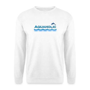 AQUAHOLIC - Unisex Sweatshirt - white - Front