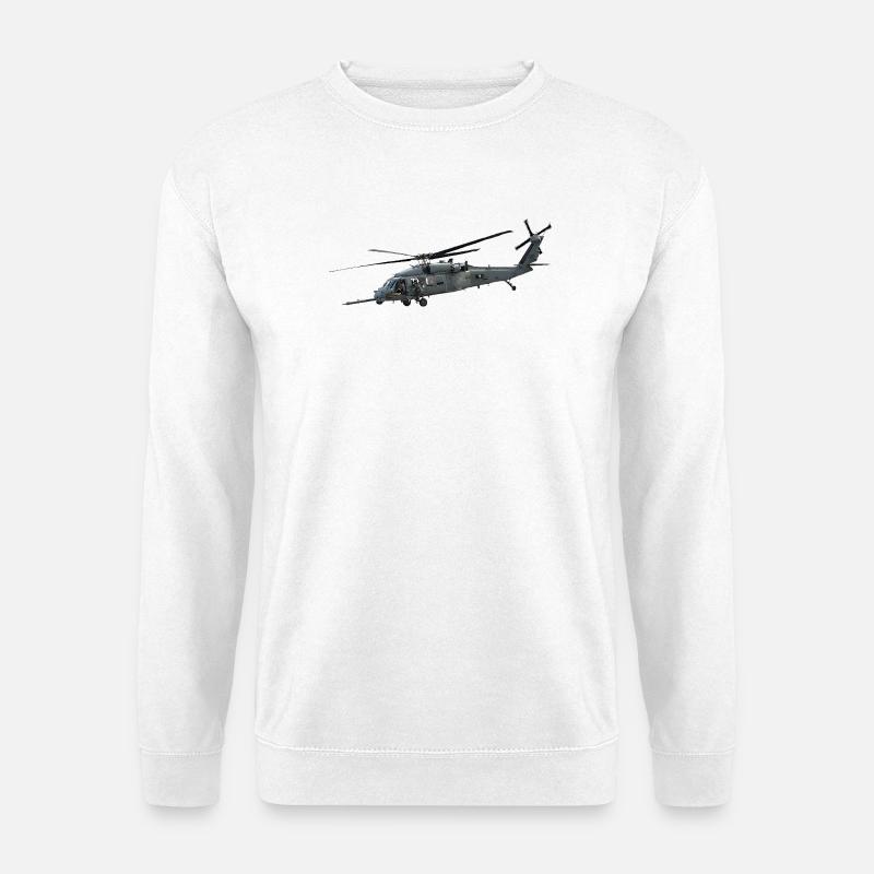 Helikopter - Unisex Pullover - Weiß