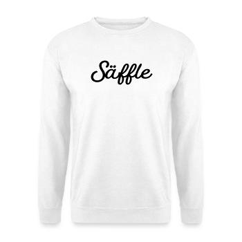 Säffle black - Unisex Sweatshirt - white - Front