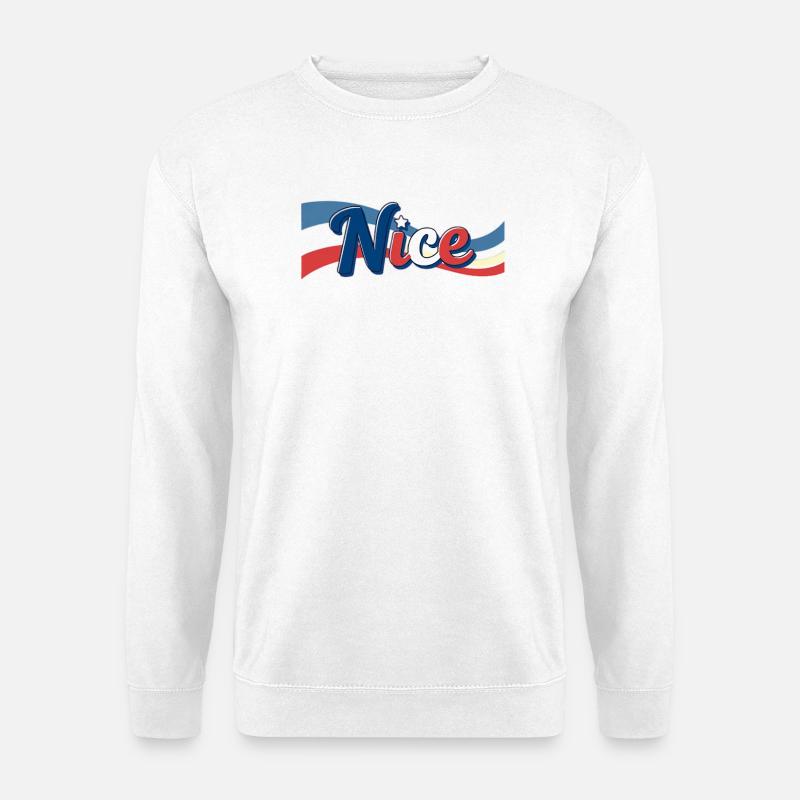 Der Glacenstand von Nizzaq - Unisex Pullover - Weiß