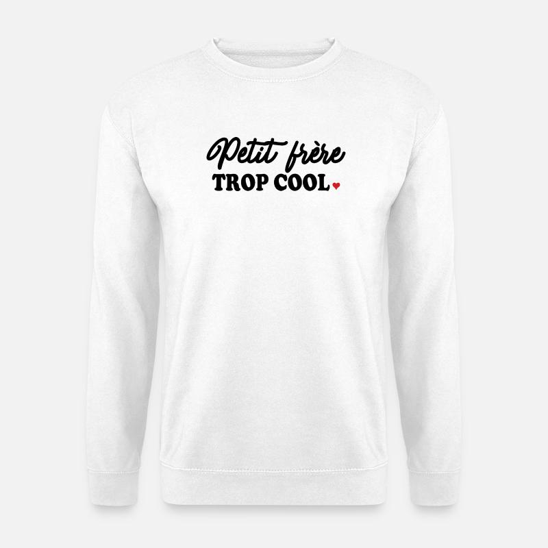 Brothers & Sisters "Zu cool" - Unisex Pullover - Weiß