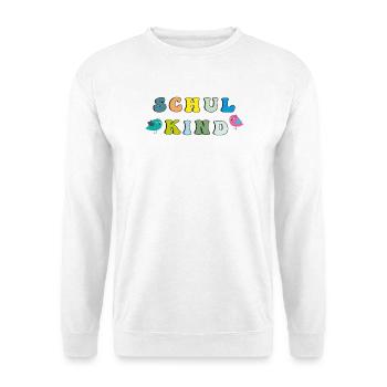 Schulkind  - Unisex Pullover - Weiß - Vorne