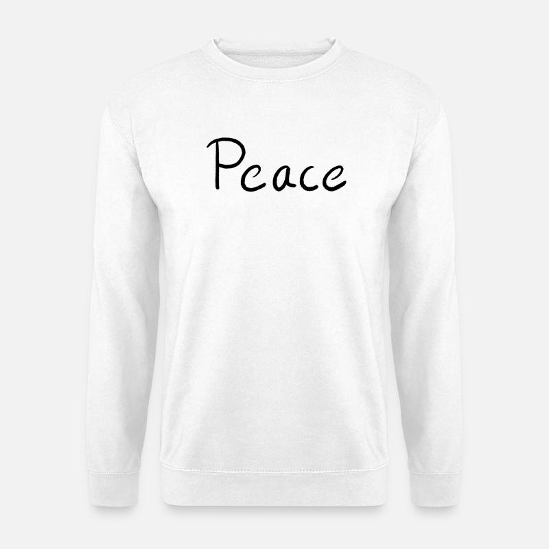 Peace - Unisex Pullover - Weiß