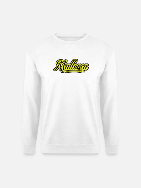 Mallorca Schrift - Unisex Pullover - Weiß