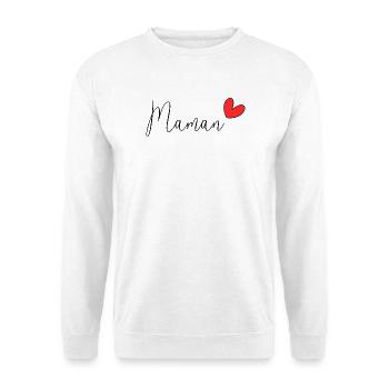 HAPPY BIRTHDAY. HAPPY MOTHER'S DAY. MAMMA. MOTHER'S DAY - Unisex Sweatshirt - white - Front