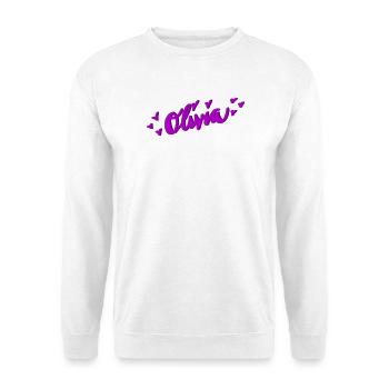 Olivia - Unisex Sweatshirt - white - Front
