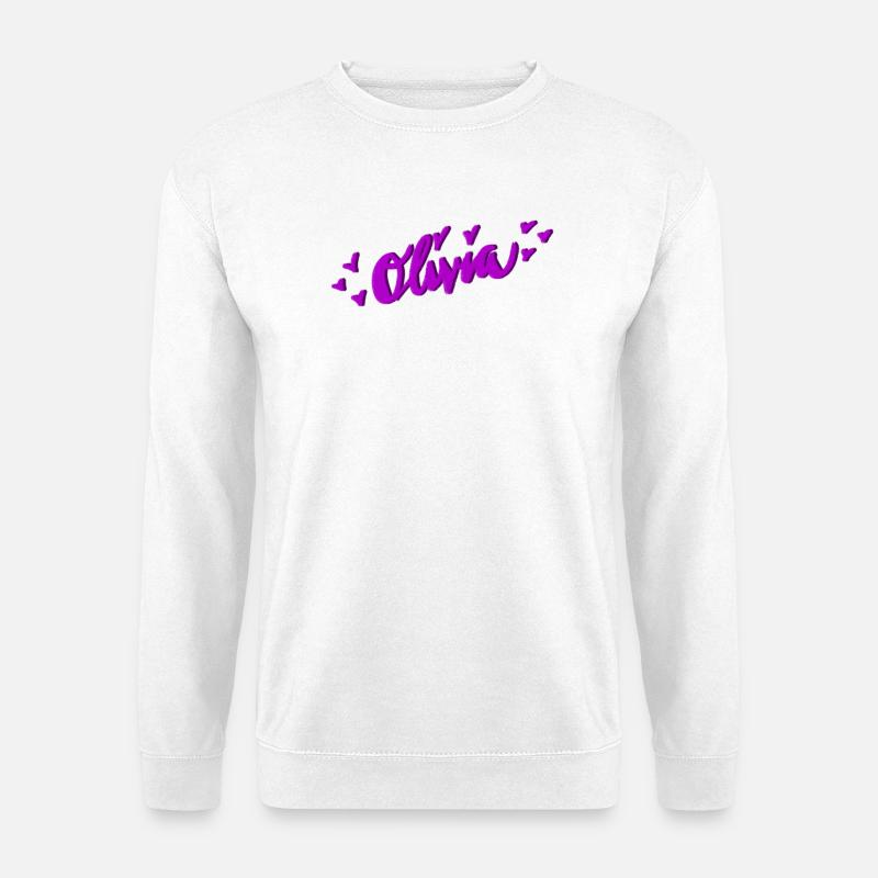 Olivia - Sweat-shirt Unisexe - blanc