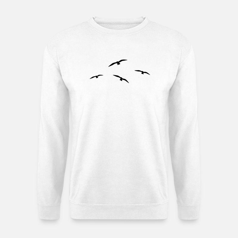 Flying Seagull - Unisex Sweatshirt - white