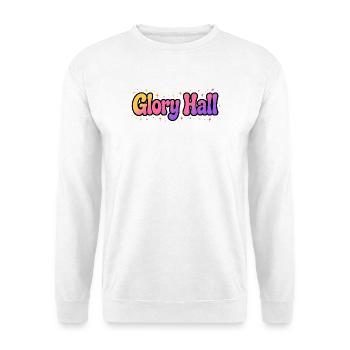 Glory Hall Psychedelisches Leuchten - Unisex Pullover - Weiß - Vorne