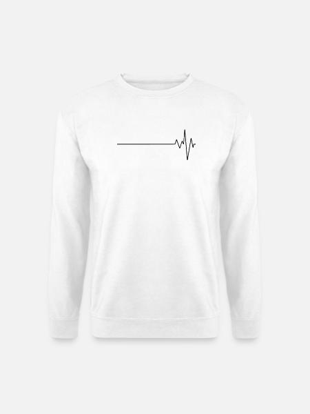 Beat Line - Unisex Pullover - Weiß