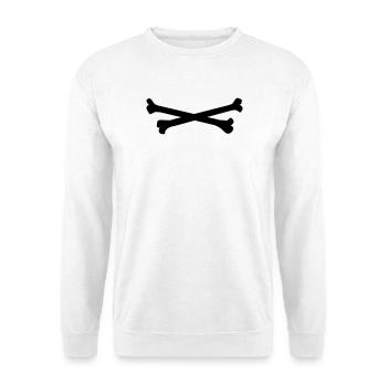 bones - Unisex Pullover - Weiß - Vorne