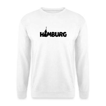 Hamburg Hamburger Michel - Unisex Pullover - Weiß - Vorne
