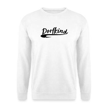 village kind village town love land dorfi sticker - Unisex Sweatshirt - white - Front