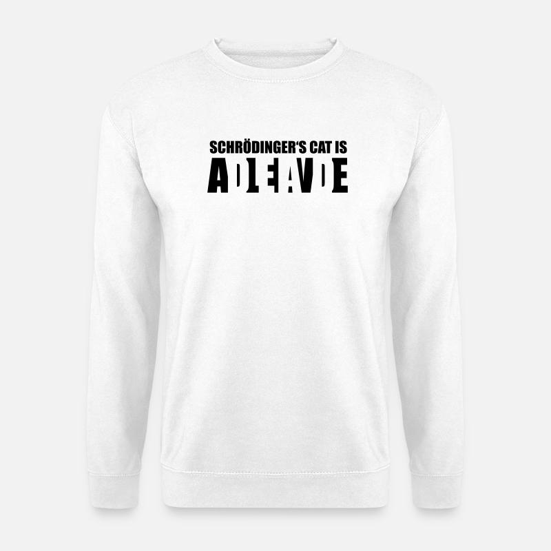 Schrödingers Katze - Unisex Pullover - Weiß