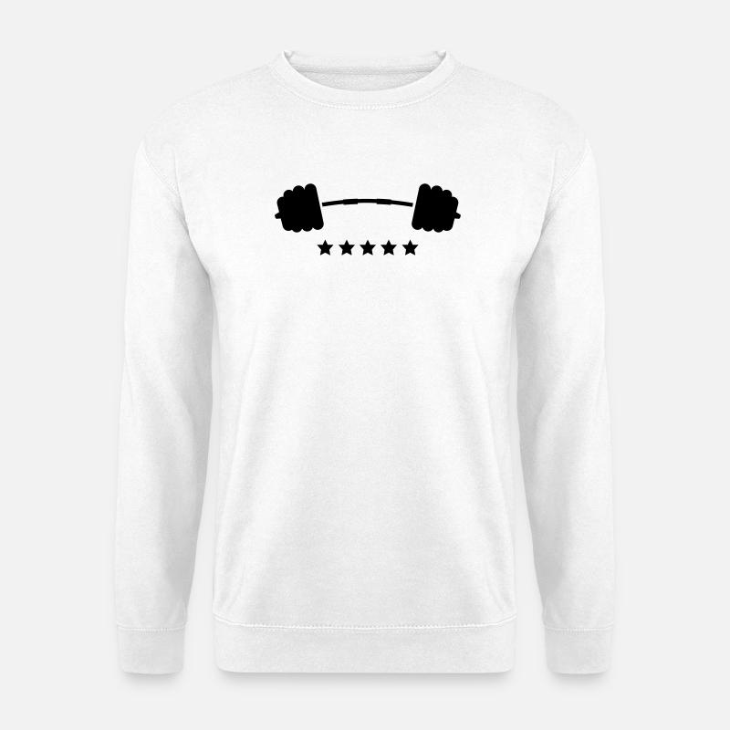 Gewichte - Unisex Pullover - Weiß