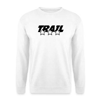 Laufen / Running / Jogging / Joggen / Marathon - Unisex Pullover - Weiß - Vorne