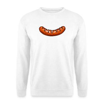 Saucisse à la saucisse - Sweat-shirt Unisexe - blanc - Devant