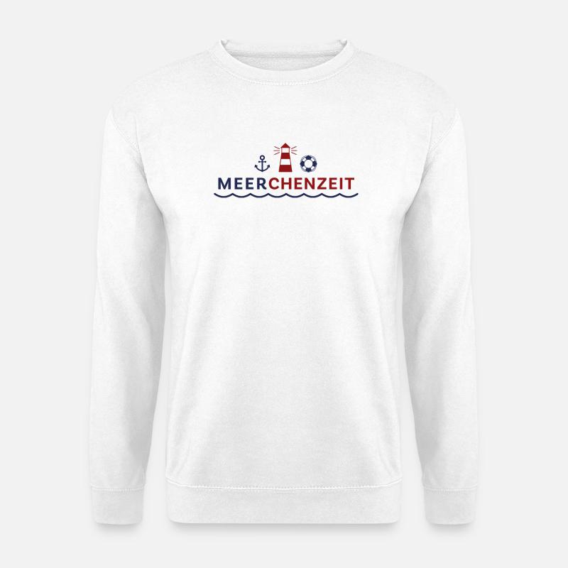 Meerchenzeit - Unisex Pullover - Weiß