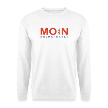 Moin Bremerhaven, Denkmal Pingelturm, Deutschland - Unisex Pullover - Weiß - Vorne