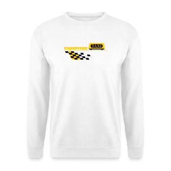 Taxi driver - Unisex Sweatshirt - white - Front