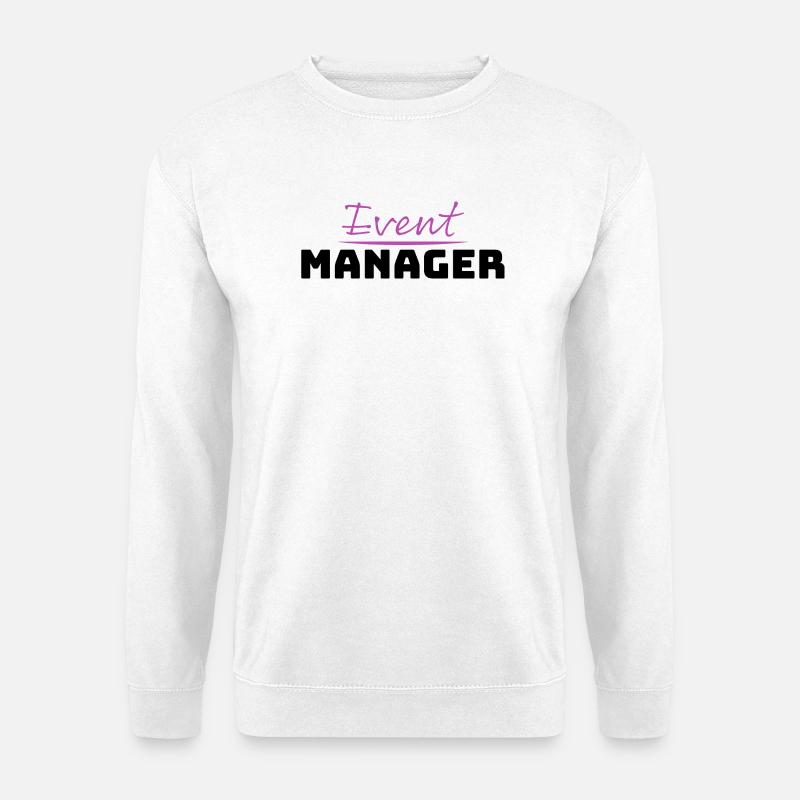Tshirt for Event Manager - Unisex Sweatshirt - white