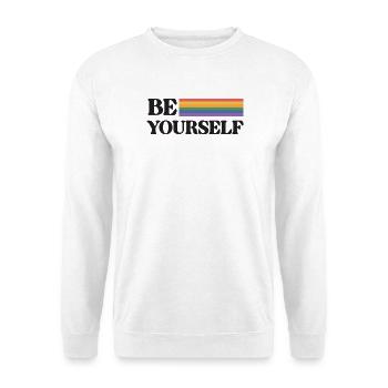 LGBT Pride Month - Be Yourself - Unisex Sweatshirt - white - Front