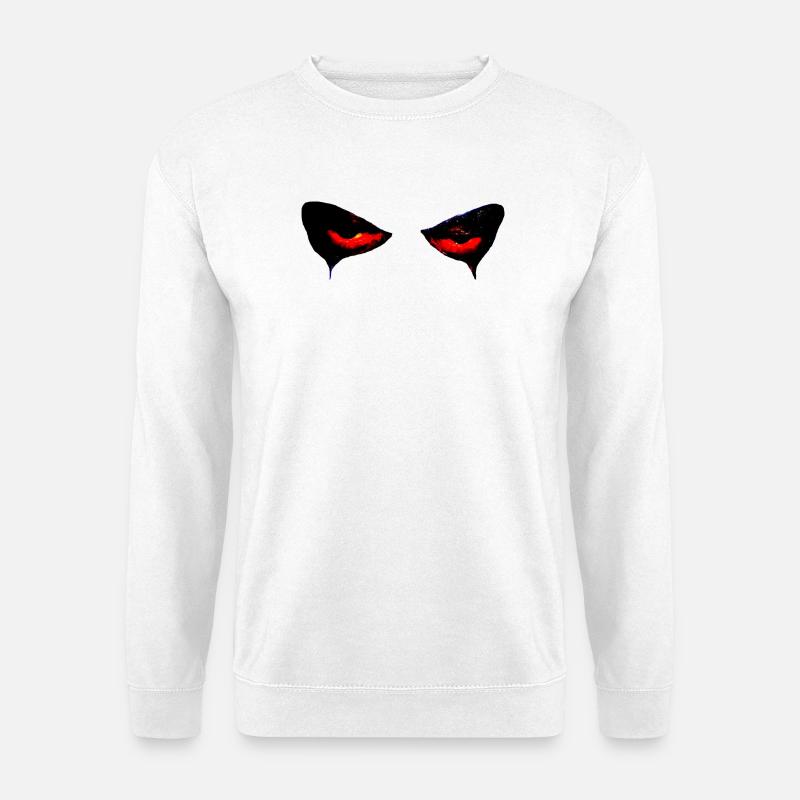 Halloween Kürbisfratze - Unisex Pullover - Weiß