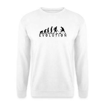 Tennis Evolution tweener shirt - Unisex Pullover - Weiß - Vorne