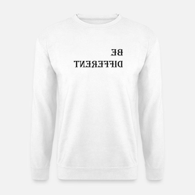 Seien Sie anders - Unisex Pullover - Weiß