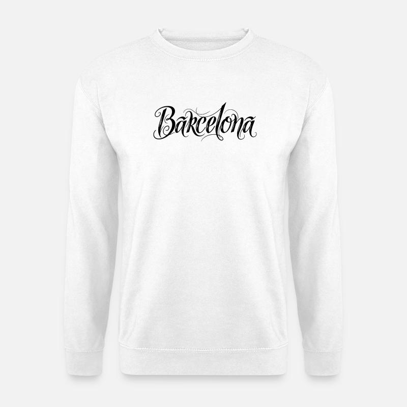 Barcelona - Unisex Pullover - Weiß