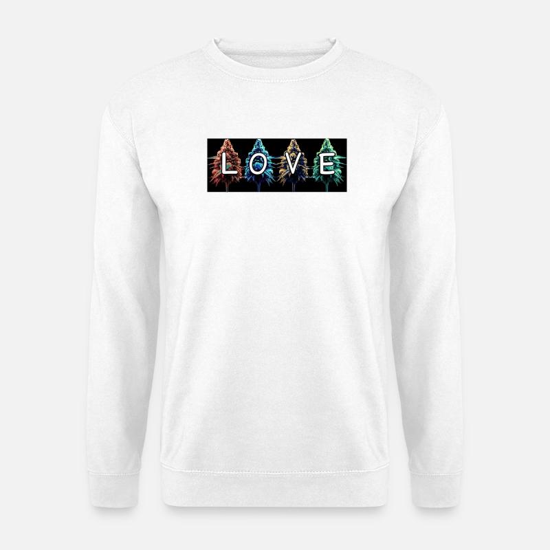 Bud Love - Unisex Pullover - Weiß