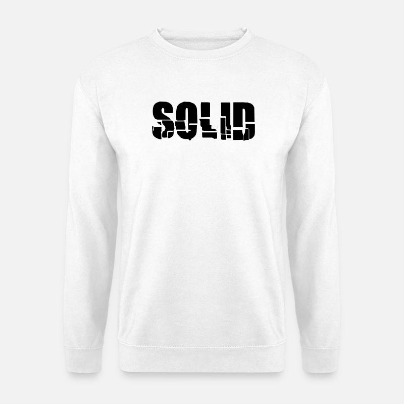 Solid - Unisex Sweatshirt - white