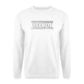 Horizon créatif de Brooklyn City - Sweat-shirt Unisexe - blanc - Devant